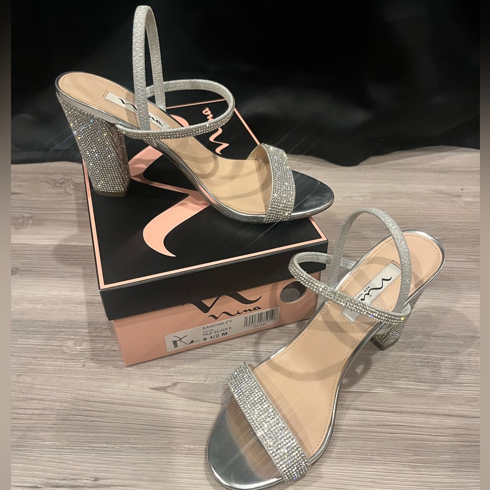 Nina sparkling heels